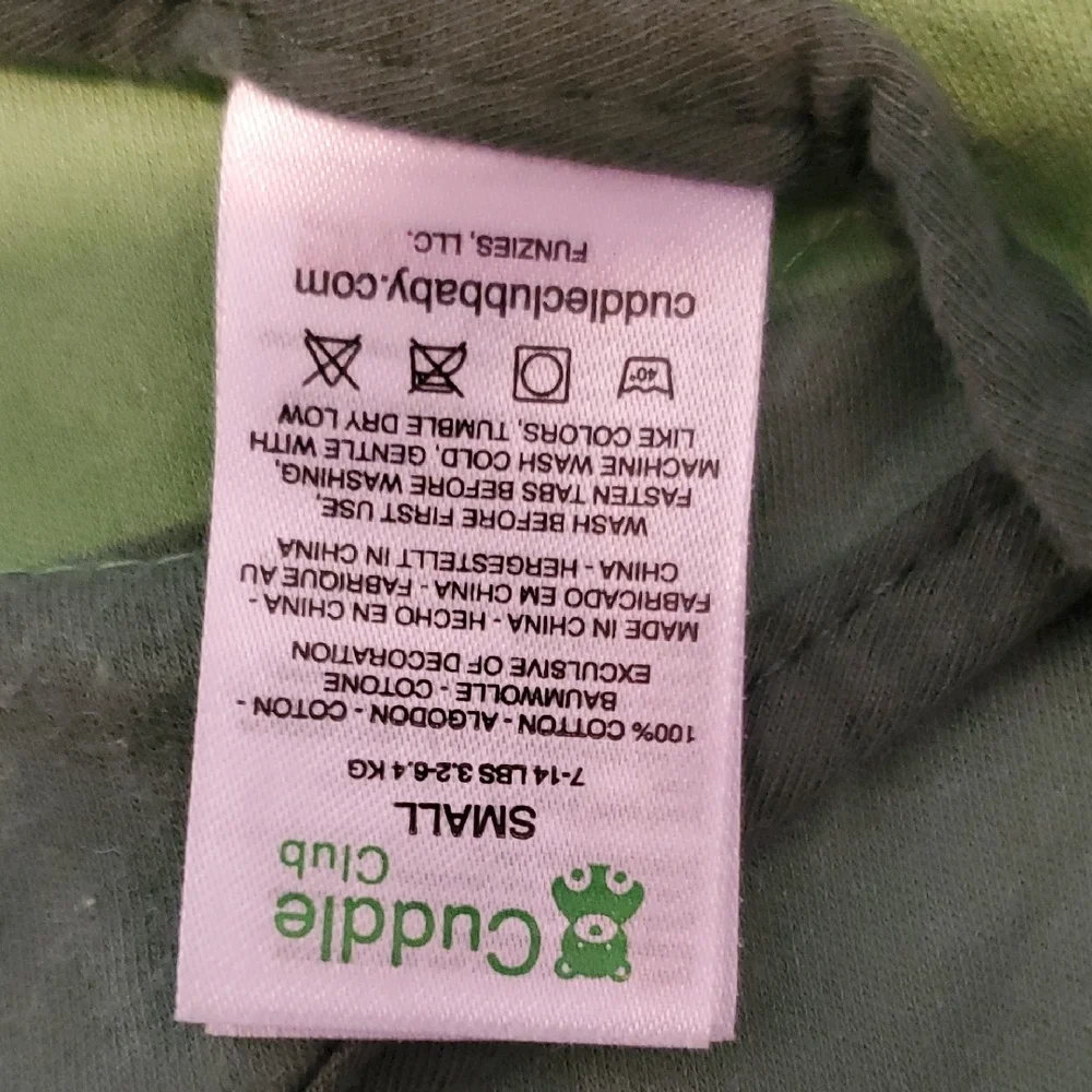 Green Striped Baby Swaddle